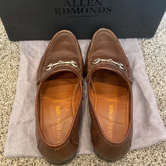 Allen Edmonds Brown Leather Loafers for Men main image 7
